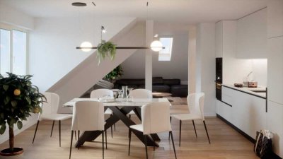 Luxuriöse Wohnung in Denkmalgebäude mit zwei Zimmern und EBK in Karlsruhe