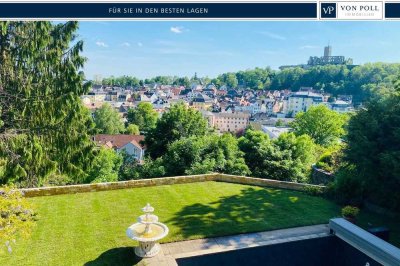 Landhausvilla in Premiumlage mit unvergleichlichem Burgblick