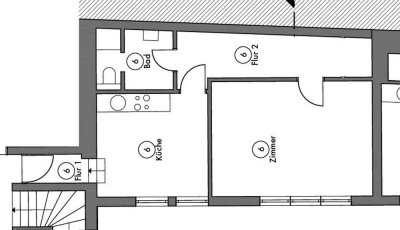 1-Zimmer-Apartment direkt in der Altstadt