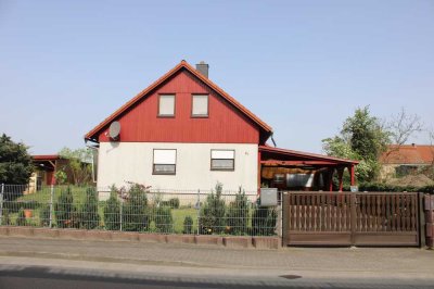 Einfamilienhaus für die kleine Familie in Oelzschau am Rande der Dahlener Heide