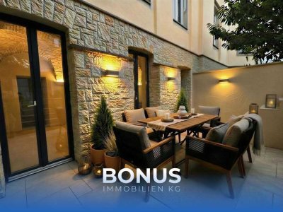 Erstbezug in Omsewitz! 2-Zimmer-Designwohnung mit Terrasse, Fußbodenheizung & Gewölbecharme