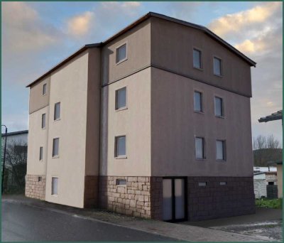 Moderne OG-Wohnung mit Balkon und Einbauküche in Rockenhausen