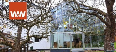 Einzigartiges Haus mit spektakulärem Glashaus über 2 Etagen auf einem sehr großen Grundstück mit Bau