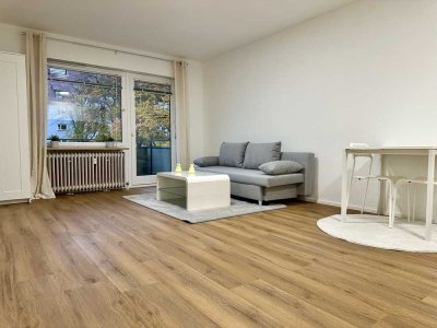 Moderne, möblierte 1-Zi.-Wohnung • Erstbezug nach Sanierung • Balkon in Untertürkheim