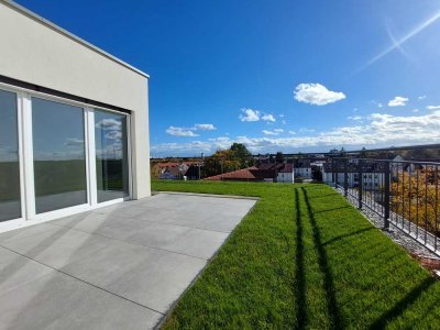 Traumhafte 3,5-Zimmer-Penthouse-Wohnung mit Home Office mit Alpenblick!