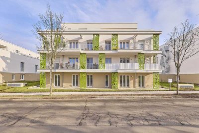 ++ ERSTBEZUG! - 4 ZKB Familienwohnung, Terrasse & Grünfläche in Feldrandlage in LD-Südwest! ++