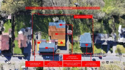 Einmalige Gelegenheit; Ein 3.800 m² Grundstück in bester Innenstadtlage von Bad Oeynhausen...