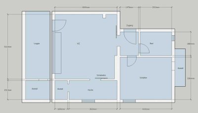 Zuhause mit 2 Zimmern und Balkon in Köln-Godorf