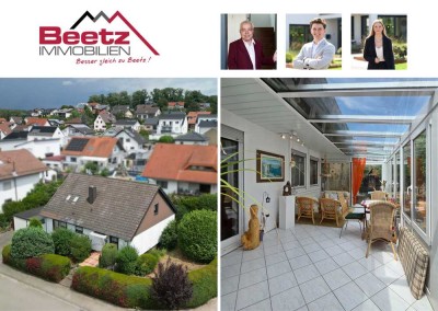 Traumhaus in Rettigheim – 2 Garagen, Wintergarten, großes Grundstück. Machen Sie uns ein Angebot.