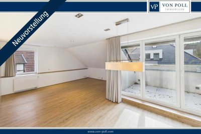 Bielefeld am Musikerviertel: Exklusive Maisonette-Wohnung mit Einbauküche | Aufzug | Sauna & Loggia