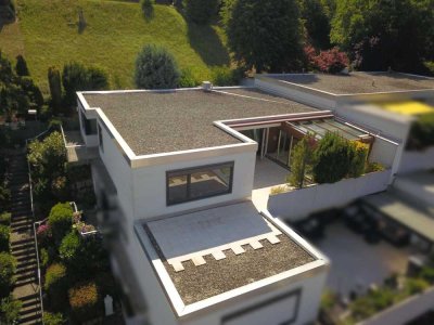 Wohnen über den Dächern: Exklusive Terrassenwohnung mit traumhaftem Fernblick in Stupferich