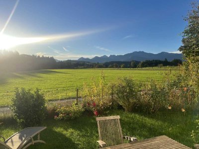 Naturnahe Erdgeschoss-Wohnung mit eigenem Garten und idyllischer Aussicht! Prien - Prutdorf
