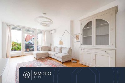 ⭐️ Dachgeschoß-Traum im Arminius Kiez - Ruhig gelegene 3 Zi DG mit Lift, Süd-West Terrasse & Klima