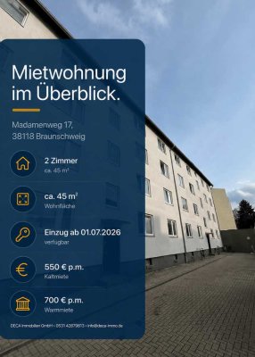 2-Zimmer Wohnung im westlichen Ringgebiet