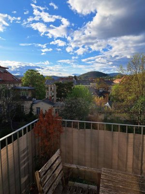 Sanierte 57 m² Altbauwohnung mit 10 m² Terrasse beim Stadtpark – ruhig &amp; zentral