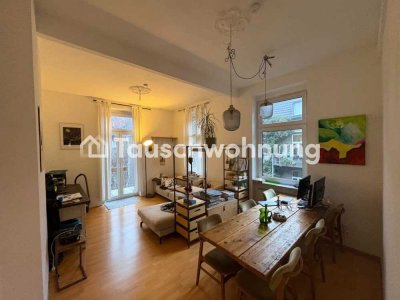 Tauschwohnung: Großzügige 2 Zimmer Altbau Wohnung