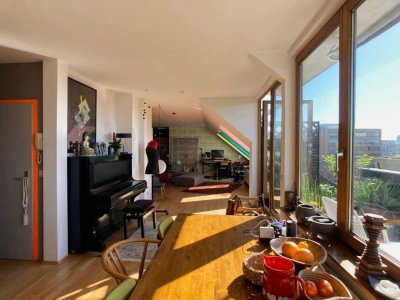 Provisionsfrei* Helle 2-3 Zimmer 91m² Dachgeschoss DG Loft Panorama Blick Tiergarten provisionsfrei