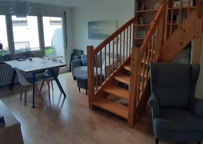 individuelle Maisonette mit 3,5 Zimmern und Balkon in Freiburg