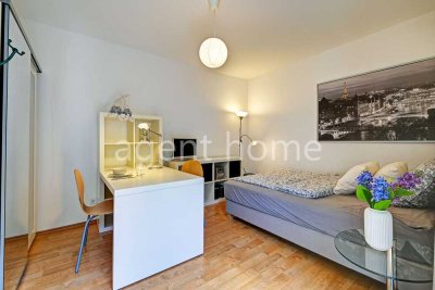 MÖBLIERT - STUTTGART NORD - 1-Zimmer-Wohnung mit Freisitz Komplett und modern möbliert