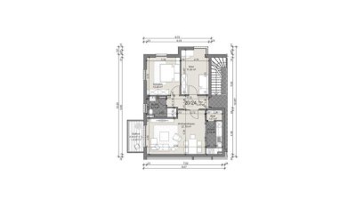 Schöne 3½-Zimmer-Wohnung mit Balkon