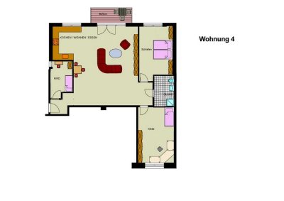4,5 Zimmer Wohnung mit Lüftungsanlage, Barrierefrei mit Aufzug, Neubau