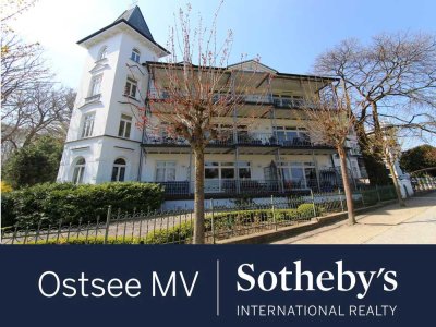 1.Reihe! Charmante Villenwohnung mit seitl. Meerblick und 2 Süd-Ost Loggien