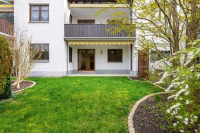 Gut geschnittene 2-ZKB-Erdgeschosswohnung mit Garten in ruhiger Lage in Friedberg-West!