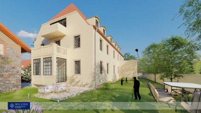 4-R-Maisonettewohnung mit Balkon, Terrasse und Garten