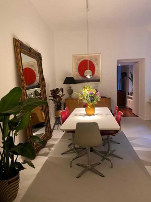 Belg.Viertel. Altbauatelier, Hoflage