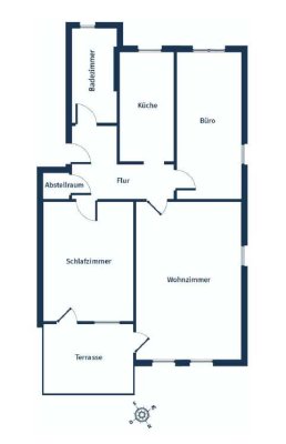 Helle 3-Zimmer-Wohnung mit Terrasse, Garten und Stellplatz in Erkner