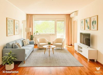 Gepflegte 4-Zimmer-Wohnung mit Loggia I Nähe Badeteich