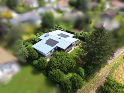 Außergewöhnliches und stilvolles Architektenhaus in bevorzugter Erbacher Wohnlage