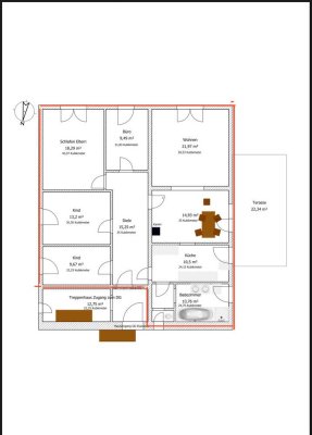 Geräumige 5-Zimmer-Wohnung mit Balkon in Sauldorf