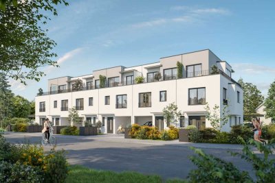 Effizienzhaus 55/KfW 55 - Nachhaltiges Dachterrassen-Eckhaus mit West-Ausrichtung in Ramersdorf (H6)