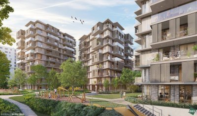 Wohlfühl-Zuhause: 3-Zimmer &amp; zwei Balkone mit Sonnenuntergangsblick | URBAN DAHEIM | BAUFELD 13