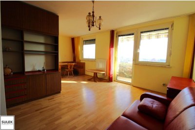 Fabriksgasse: Einzimmerwohnung mit Freifläche und Weitblick in Graz *sofort verfügbar*