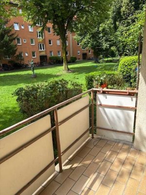 TOP 3-er WG Wohnung direkt am Flaucher! renoviert, 3 Zi, Wohnküche, Westbalkon, keine EBK!