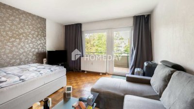 Attraktive Kapitalanlage nahe Daimler: 1-Zimmer-Wohnung mit Balkon und Stellplatz