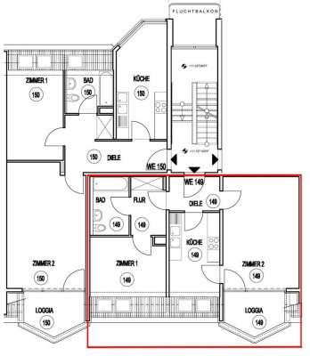 Top-Floor in Friedrichsfelde: 2-Zi.-DG-Wohnung mit Loggia, langjährig vermietet