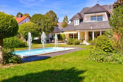 Luxusvilla mit Spa, Weinkeller und exklusivem Garten