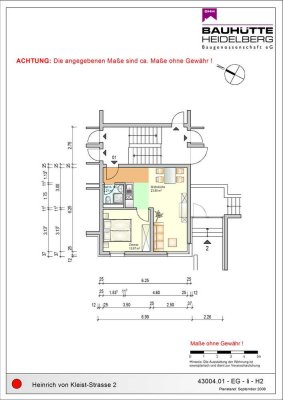 2-Zimmer Studentenwohnung NUR FÜR STUDENTEN in Dossenheim (Besichtigung siehe unter Sonstiges)