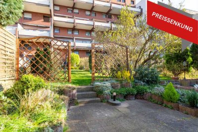 KÄUFERPROVISIONSFREI: 3,5-Zimmer Maisonettewohnung mit Terrasse und Garten in Hamm Mark!