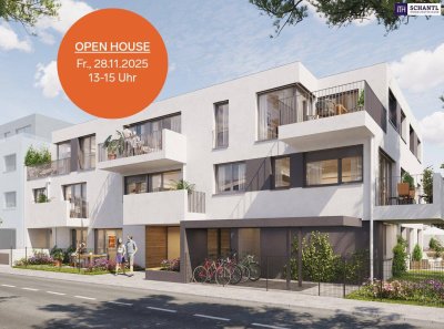 OPEN HOUSE 28.11. - Anleger-Hit! Nachhaltig &amp; exklusiv: Großzügige 2-Zimmer Gartenwohnung in ruhiger Umgebung! Ihr modernes Refugium mit Top-Anbindung!