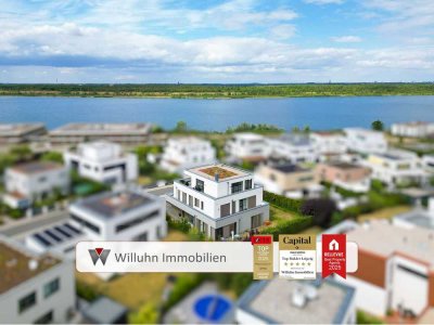 Penthouse-Familientraum mit Blick auf den Zwenkauer See l EBK inkl.