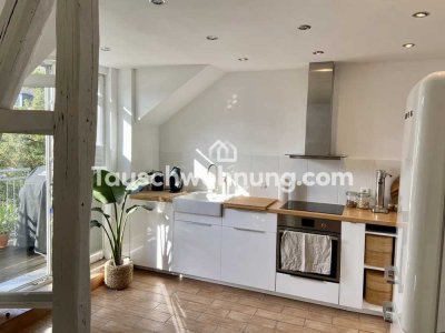 Tauschwohnung: Tausche 90qm mit Balkon gg 3 Zimmer WHG mit Garten