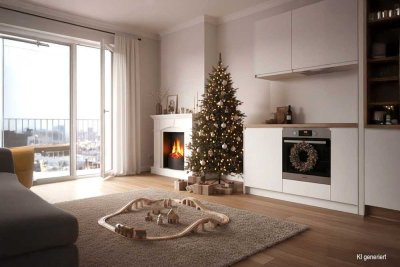 Weihnachtswärme am Kamin – Willkommen in Ihrer Penthouse-Oase