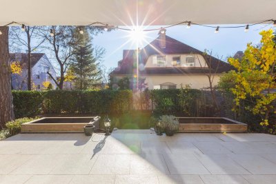 Traumhafte Gartenwohnung mit 230 m² Freifläche - hochwertig saniert &amp; perfekt gelegen