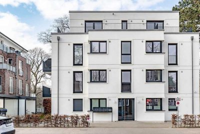Barrierefreie, Neubau-Erdgeschosswohnung im Stadtvillen Stil