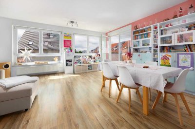 Gepflegte 4‑Zimmer‑Wohnung mit Balkon und Blick ins Grüne