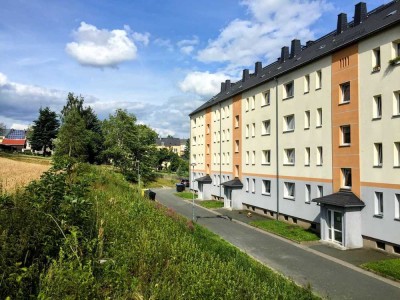 NB10R3 Elterlein/Traum Erzgebirgsblick/TOP renovierte sonnige 3-Zi-Neubau/Balkon/Bad Fenster/Kamin